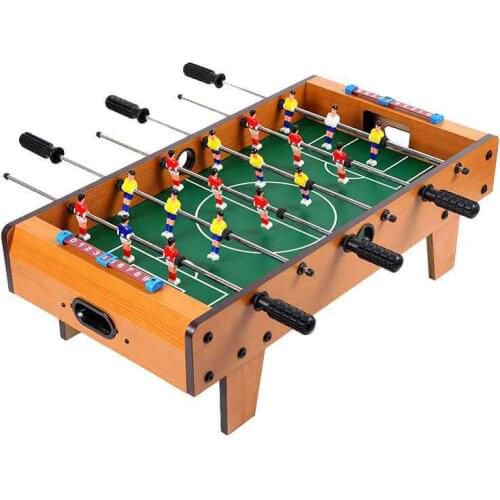 Thicker plank wood football table solid player parent-child interactive puzzle board game toy table football machine tarot deck