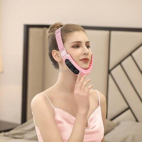 V Face artifact Facial massager thin micro current facial massager red and blue light beauty skin care