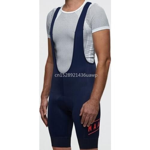 MAAP Cycling bib shorts Blue and black 2019 Team racing clothing bottom with Non-slip webbing 9D gel pad Shock absorption pant