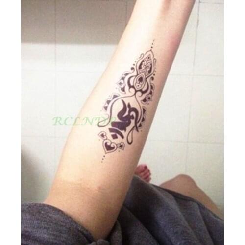 Waterproof Temporary Tattoo Sticker old school style totem tatto stickers flash henna tatoo fake tattoos for men