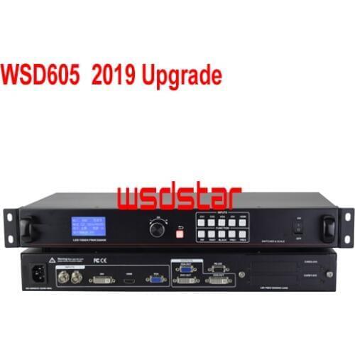 WsdStar WSD605 Input DVI/HDMI-compatibleI/VGA/CVBS 2304*1152 Support PIP & POP LED rental screen video processor Special Offer