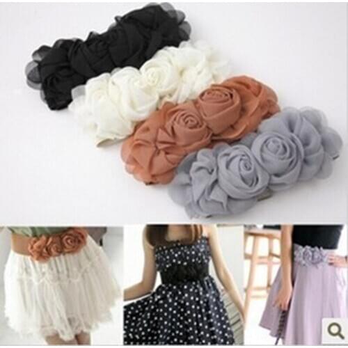 Womens Accessories Hot Sale female Belt Women Lace Elastic Wide Waist Belts Summer Dress Girdle Bands Ceinture Femme