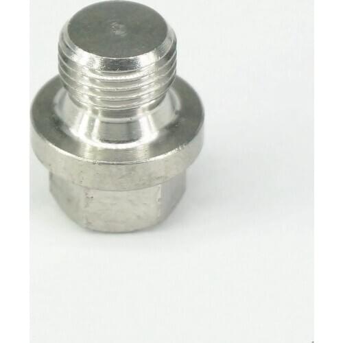 1/8" BSP Male SS304 Stainless Steel Countersunk End Plug With Flange Hex Head Socket Pipe Fitting