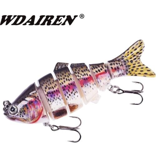 1Pcs Multi Jointed Swimbait Sinking Wobblers Fishing Lures 9.5cm 20g Hard Artificial Bait Crankbait For Pike Bass Fishing Tackle