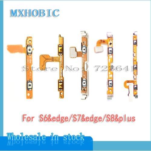 10pcs Volume button flex Cable for Samsung Galaxy S6 S7 edge S8 S9 plus G920F G925f G930f G935f G950f G955f Replacement parts