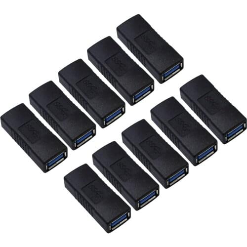 10x USB 3.0 Type A Female to Female SuperSpeed Connector Adapter Coupler