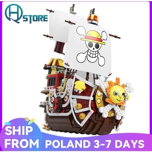 2080pcs The Thousand Sunny Pirate Ship Boat Building Blocks Creative Pirate Boat Bricks Toys Birthday Gifts For Children Kids