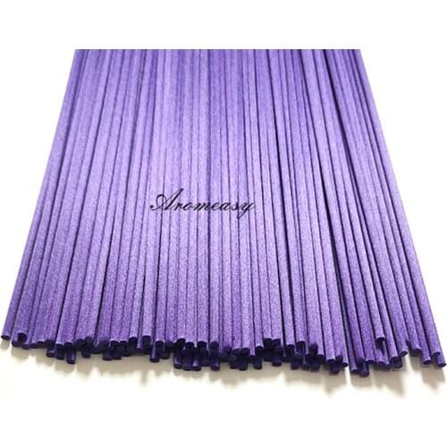 500pcs Rattan Reed Purple Fiber Sticks Fragrance Reed Oil Diffuser Aroma Rattan Sticks for Home Bathrooms Fragrance Diffuser