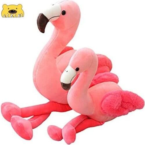 AIXINI Giant Large Flamingo Toy Soft Flamingo Stuffed Animal 90cm Pink Flamingo Decor Baby Toy for Girl Birthday Gift Decoration