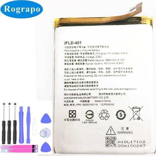 4000mAh New IFLD-401 Replacement Battery For InFocus M5S MT6737 / M7S IFLD40 Batterie Cell Phone Batteries