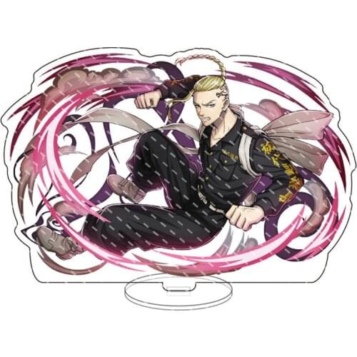 Anime Tokyo Revengers Figure Cosplay Acrylic Stands Manjiro Ken Takemichi Hinata Atsushi Model Plate Fans Gift Collection Props