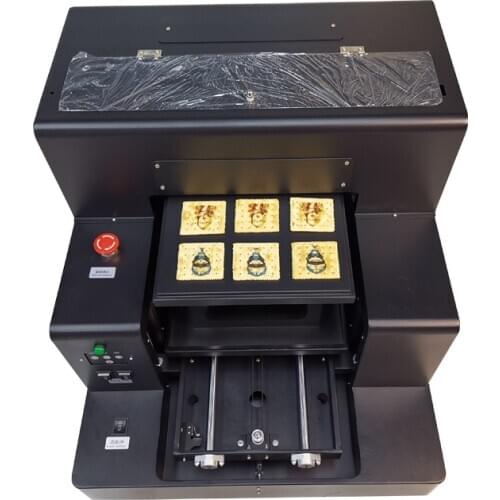 A3 size Automatic Inkjet Food Flatbed printer for dragees cake cookies printing