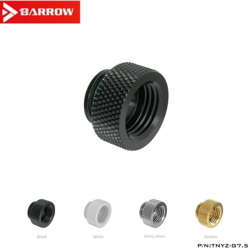Barrow G1 / 4 Black / Bright Silver / White / Gold Inner Teeth Extension Screw Holder (Extension 7.5MM) TNYZ-G7.5
