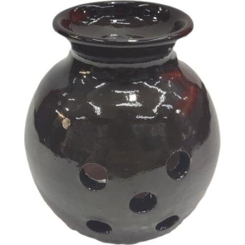 Earth Handmade Black Glazed Censer decorative objects Декоративные элементы Objetos decorativos