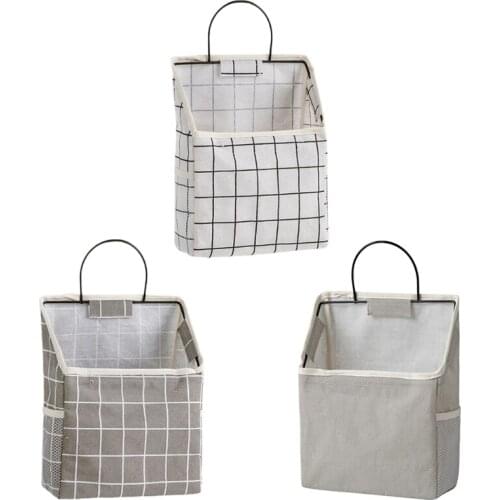 Home Kitchen Hanging Storage Bag Wall Mounted Clothing Closet Organizer Box for Bedroom Bathroom