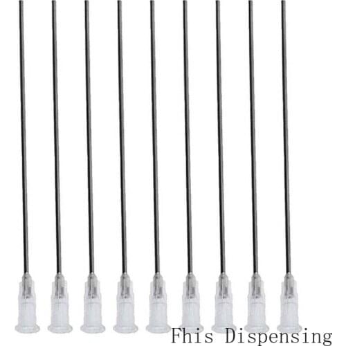 Glue Dispensing Luer Lock Slip Blunt Tip 16G 4 Inch Tubing Length Pack of 5