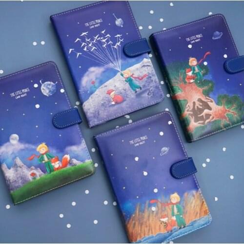 My Little Prince Blue Buckle Diary Journal Travel Diy Notebook School Kids Gift Item Colored Inside Pages Notepads Budget Book