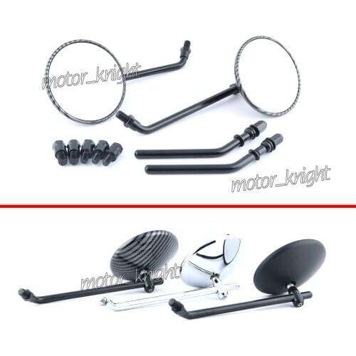 8mm 10mm Motorcycle Mirror Rearview Classic Retro Round Mirror for Yamaha SR400 XSR700/900 SCR950 XJR1300 XMAX125 300 400