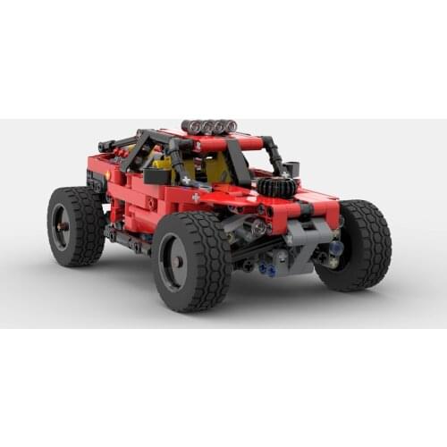 NEW Small particle technology building block beach Mini off road shock absorber MOC assembled toy model DIY boys birthday gift