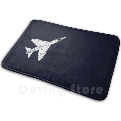 Vought F8 Carpet Mat Rug Cushion Soft F 8 Fighter Plane Carrier War Usa Usaf