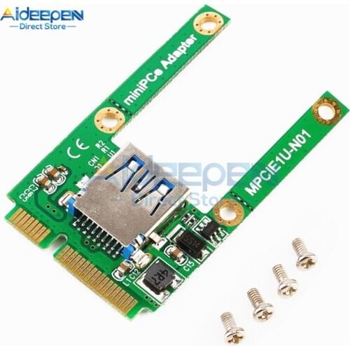 Mini PCI-E to USB 2.0 PCI Express Adapter Card Mini PCIe to usb 2.0 Expansion Card For Notebook For Windows Mac OS