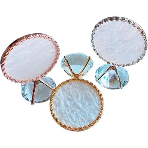 Fashion Big Artificial Diamond Board Nail Art Show Paillette For Taking Photos Manicure Shelf Display Acrylic Nail Supplies