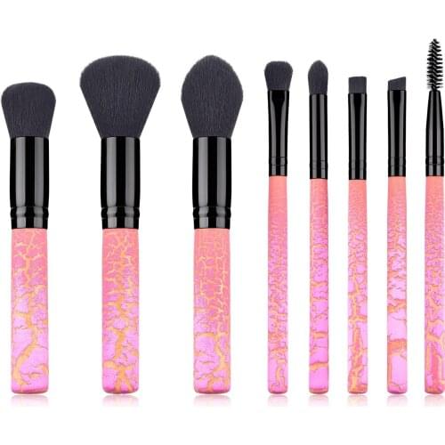 Crack Style Makeup Brushes Set Face Cosmetic Eye Shadow Blush Brush Make Up Brush Shadow Foundation Oblique Eyebrow Brush Tool