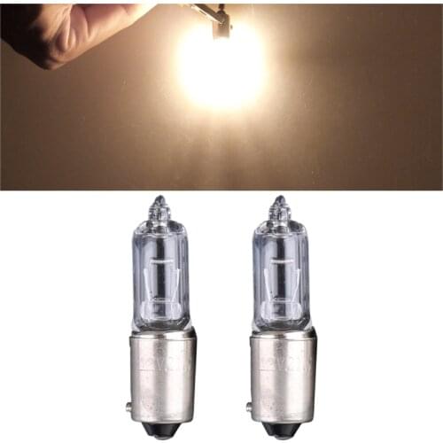 New 2 Pcs BAY9S H21W Halogen Light Bulb Backup Indicator Fog Vehicle Car Lamp DC 12V 1.9A 250LM Car Styling Accessories