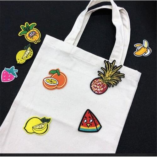 Maxsin 10pcs/lot cute beautiful small fruit Patch for Clothes Iron on Applique for Jackets Jeans Bags Shoes Applique DIY