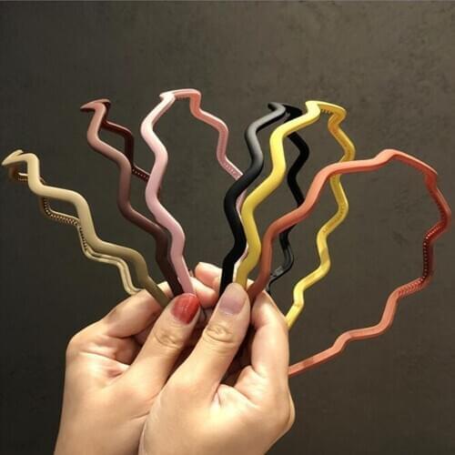 New Solid Female Frosted Bezel Headband Turban Hairband For Women Lady Hair Hoop Hair Accessories Headwear Headdress Elegant