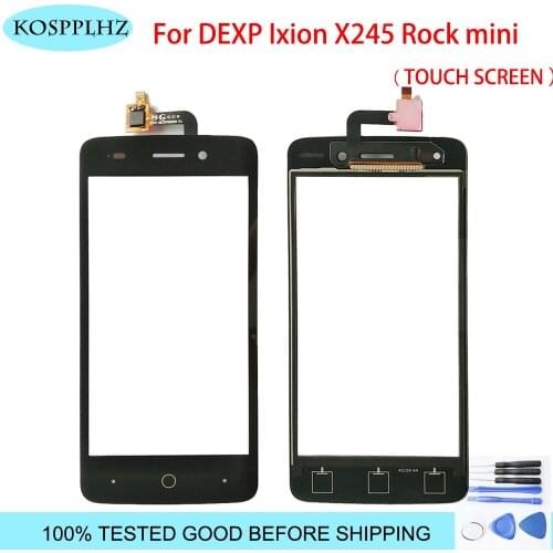 4.5 inch front outer glass For DEXP Ixion X245 Rock mini Touch Screen Touch Panel Lens Replacement+Tools