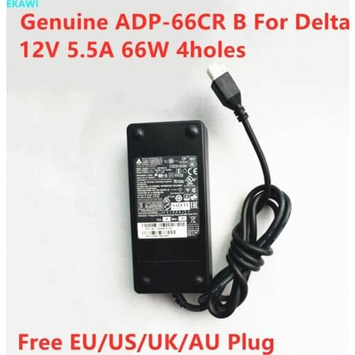 Genuine Delta ADP-66CR B 12V 5.5A 66W 4holes AC Adapter For CISCO 341-100346-01 891 ROUTER C891F Laptop Power Supply Charger