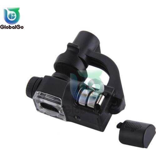 Portable Mini 90X Microscope Microscope For Jewelry Magnifier Multifunctional With Light Pocket Magnifying Glass