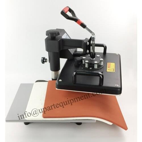 Simple swing heatpress tshirt printing machine