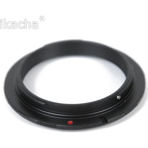 Camera Macro Lens Reverse Adapter Ring 49mm 52mm 55mm 58mm 62mm 67mm 72mm 77mm Filter Thread Mount Lens for Canon EOS Camera