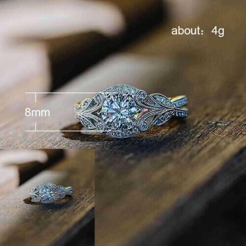 Luxury Silver Color Big Square Rings for Women Jewelry Wedding Crystal Zircon Engagement Statement Ring Gifts Size 6-10