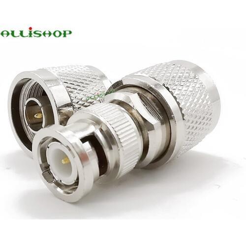 N Type Male Plug to BNC Male Plug RF Adapter N9 BNC connector adapter BNC male to N male RF connector