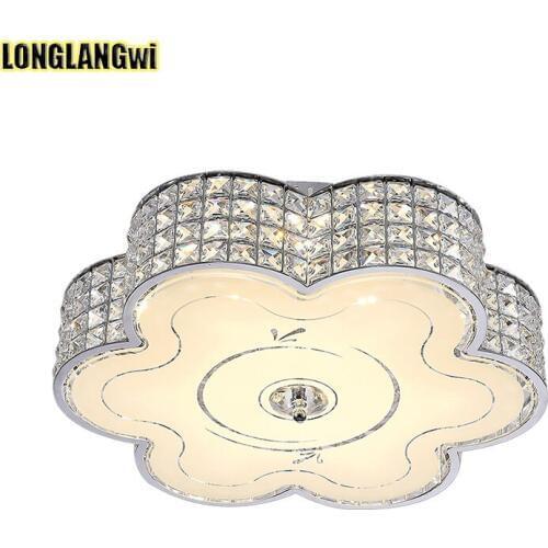 LED Crystal Ceiling lights Plum Lustre Luminarias Para Sala for home aisle corridor porch kitchen room lamps