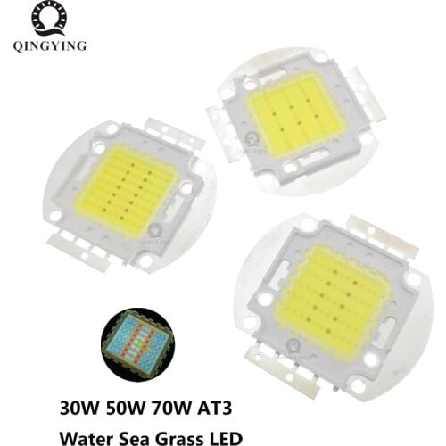 1pcs High Power LED Chip 30W 50W 70W DC28-32V For AT3 Water Grass Aquartic Plants Growing Lights Fish Tank Lights