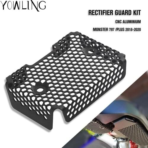 For Ducati Monster 797 Plus Rectifier Guard 2018 2019 2020 Motorcycle Rectifier Guard kit Monster 797 Monster 2018 2019 2020