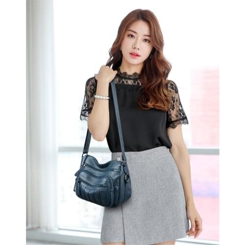 High Quality Leather Bag Large Capacity Travel Shoulder Bags Feminina Luxury Bags for Women 2021 New Style Women Bags