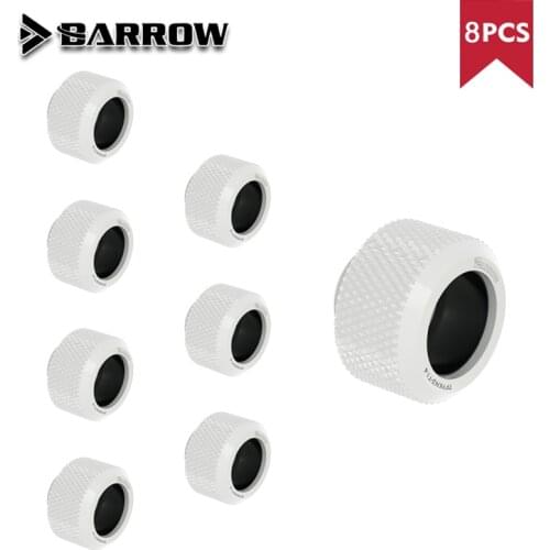 Anti-Off Tpye Hard Tube Fitting Barrow Adapter Suitable For OD14mm / OD16mm Rigid Pipe Water Cooling, 8pcs/lot, TFYKN2