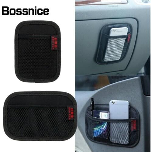 1/2 Pcs Stowing Tidying Oxford Fabric Car Storage Net Bag Automotive Pocket Multi-use Car Seat Back Organizer Phone Holder