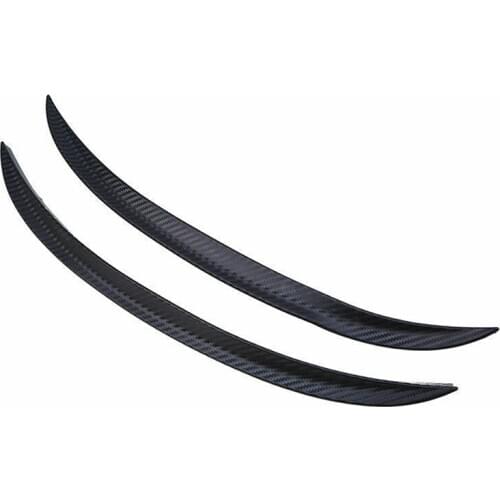 2Pcs Soft Car Fender Flare Extension Wheel Eyebrow Protector Lip Wheel-arch Trim Wheel Eyebrow Arch Decorative Strip Car Tires