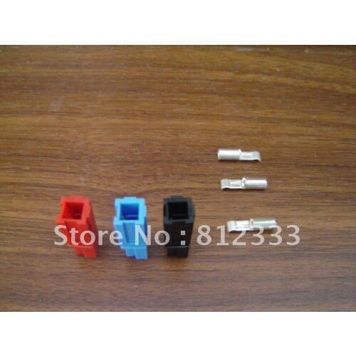 Genuine Anderson Powerpole PP30 30A 600V Connector Red 1330 / Black 1330G4 / Blue 1330G12 With #12/16 AWG Contacts