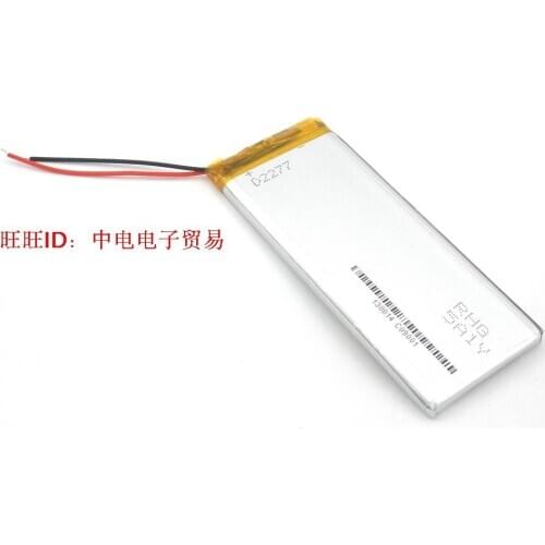 3.7V polymer lithium battery 60401000640100 GPS Pocket PC mobile power