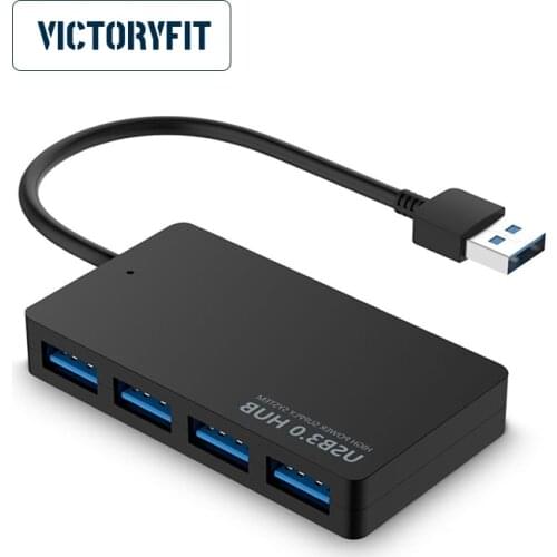 4 Port USB 3.0 HUB Ultra Thin USB Splitter for Windows 7 8 10 for Mac Os PC Computer Laptop Accessories USB Extender Expander