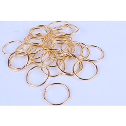 50 Pcs/set Opening Hair Ring Braid Bead Dreadlock Metal/Gold/Silver Clip Braid for African Braided Braids Decorative Accessories