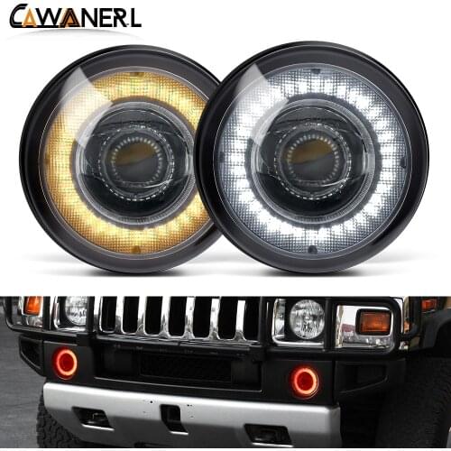 Car Right + Left Fog Light Assembly LED Lens Angel Eye DRL 30W H11 12V For Infiniti FX35 FX37 FX50 FX45 QX50 QX56 QX70 Q70 Q60