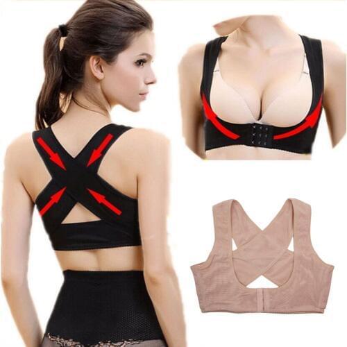 1pc Women Chest Posture Correct Bra Prevent Sagging Breasts Adjustable Elastic Body Shaper Corset Shoulder Brace Underwear